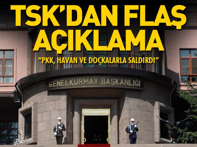 PKK havan ve doçkalarla saldırdı