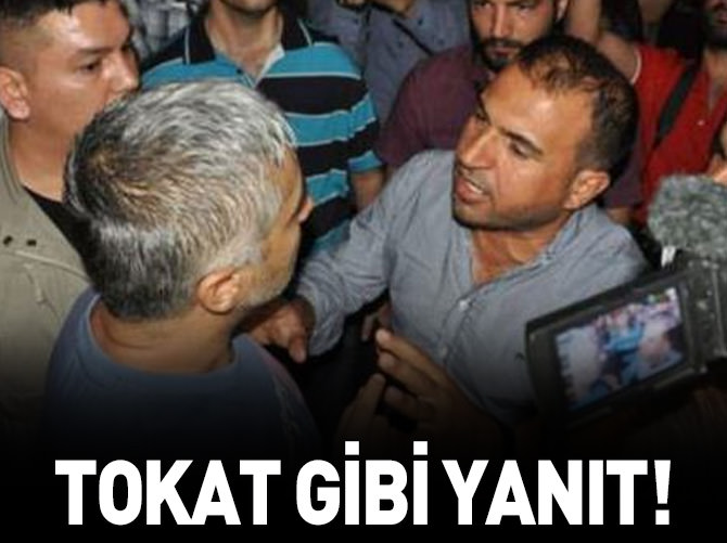 Polisten HDP'li vekile tokat gibi yanıt!