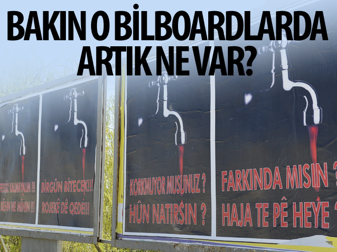 Polisten anlamlı bilboard mesajı