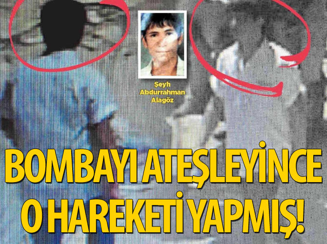 Bombayı ateşleyince o hareketi yapmış!