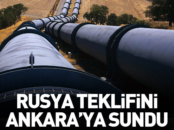Rusya doğalgaz boru hattı için teklifini sundu