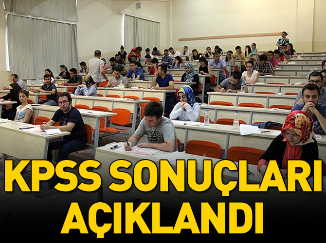 KPSS sonuçları açıklandı