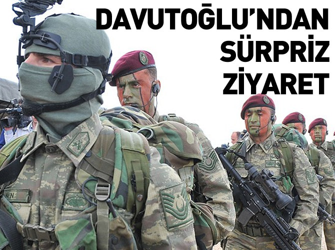 Davutoğlu'ndan 'Bordo Bereliler'e ziyaret