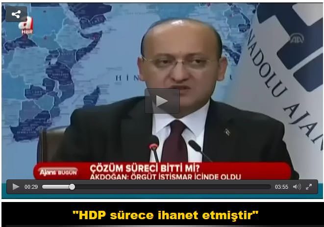 Başbakan Yardımcısı Akdoğan: Öcalan bunları yakalasa sopayla kovalar