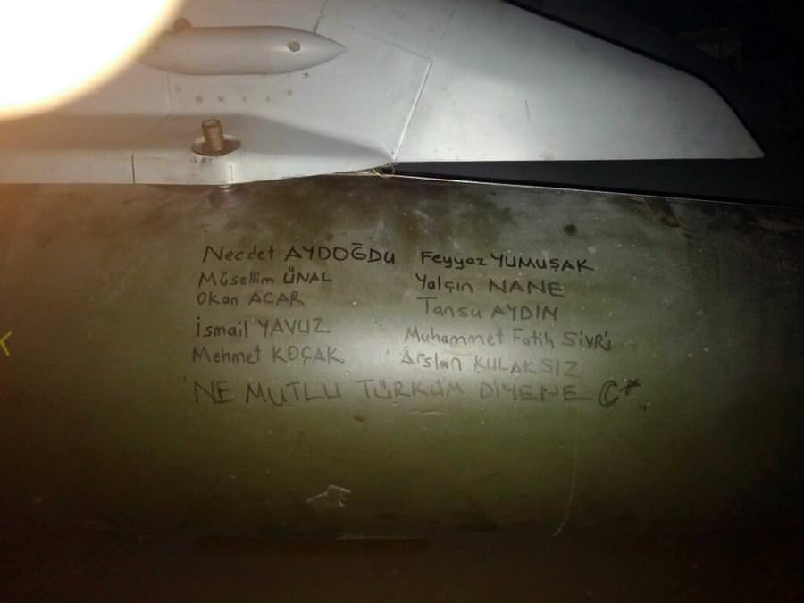 TSK'dan PKK'ya imzalı füze - 1