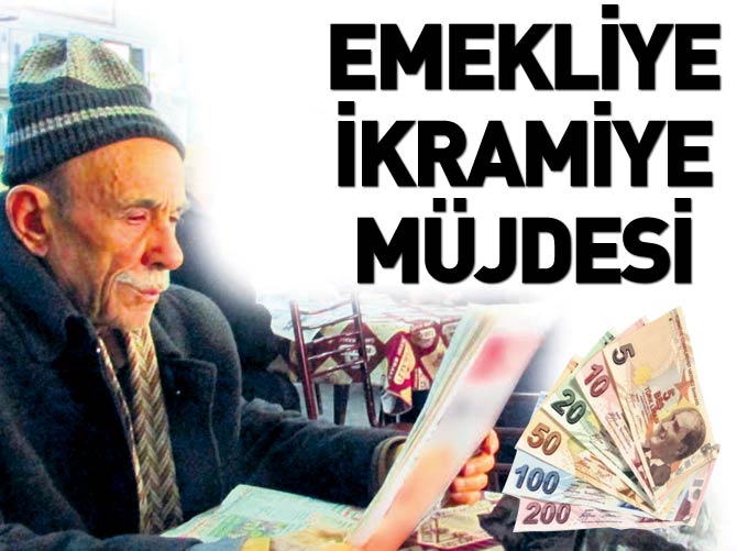 Emekliye ikramiye müjdesi