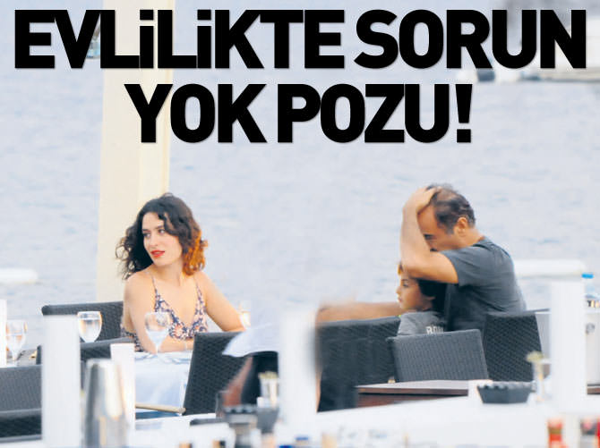Belçim Bilgin ile Yılmaz Erdoğan'dan 'evlilikte sorun yok' pozu