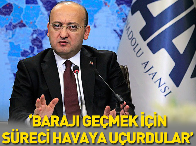 'HDP barajı geçmek için süreci havaya uçurdu'