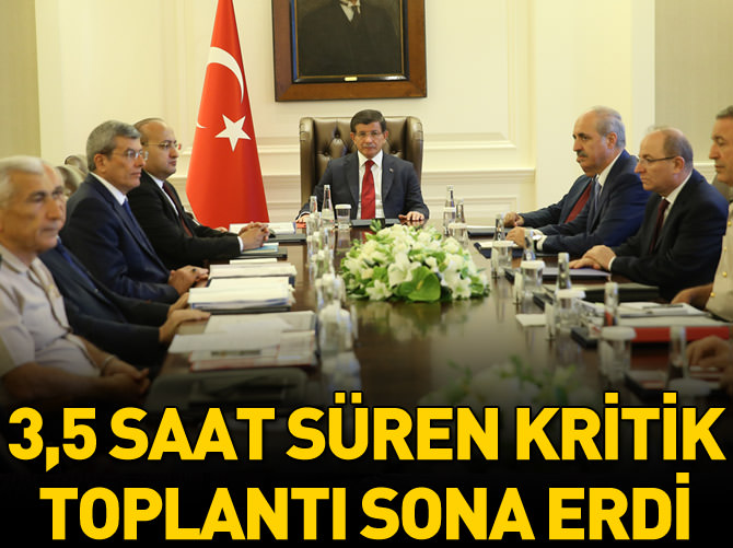 Güvenlik toplantısı sona erdi