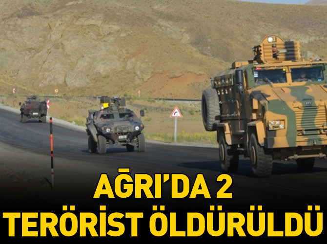 Ağrı'da 2 terörist öldürüldü