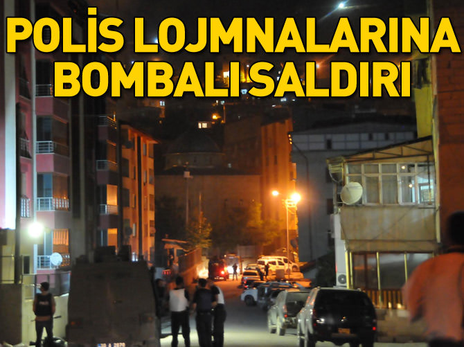 Hakkari'de Polis lojmanlarına saldırı