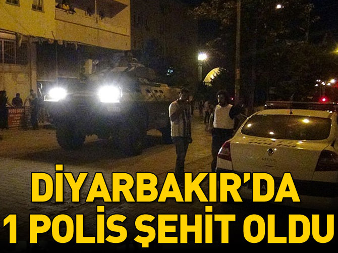 Diyarbakır’da bir polis şehit oldu