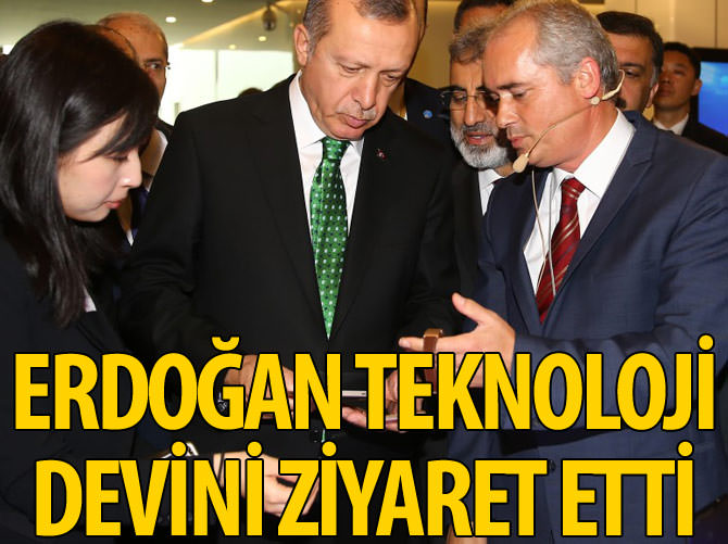 Erdoğan Huawei firmasını ziyaret etti