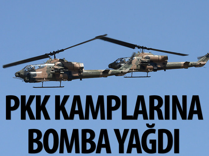 Kobralar PKK kamplarına bomba yağdırdı