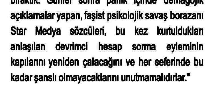 HDP’nin maşasından STAR’a 2.tehdit