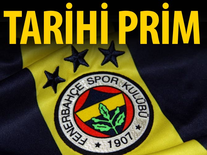 Fenerbahçe'de 7,5 milyon liralık tarihi prim