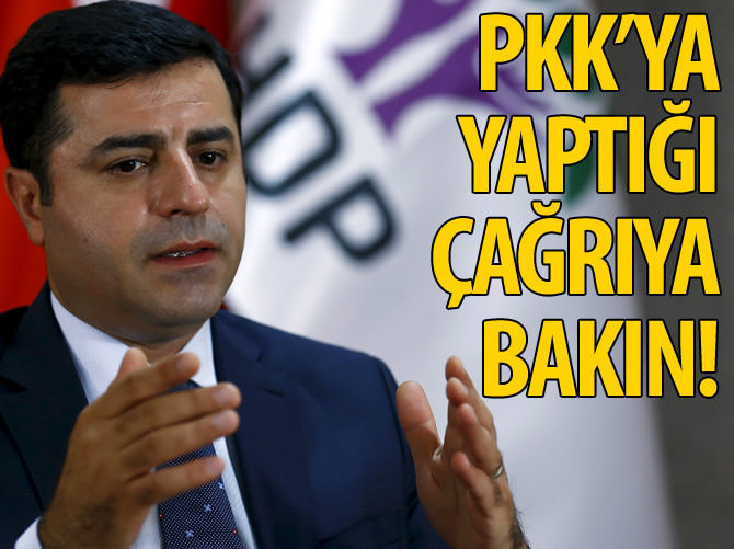 Selahattin Demirtaş araç yakmayı bırakın çağrısı yaptı!