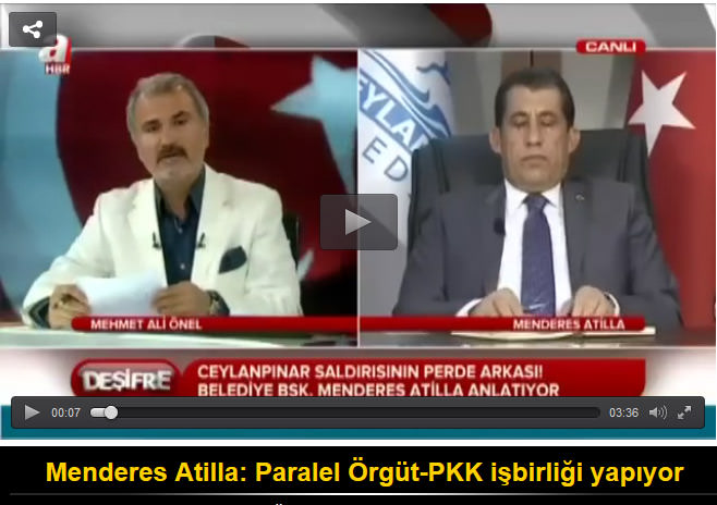 Menderes Atilla: Paralel Örgüt-PKK işbirliği yapıyor