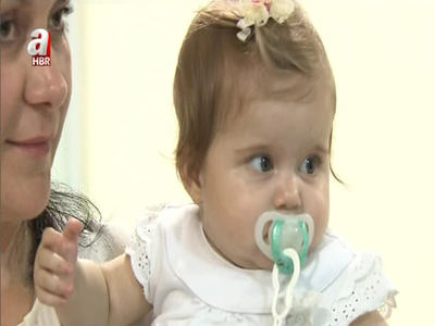 Minik Irina İstanbul'da iyileşti