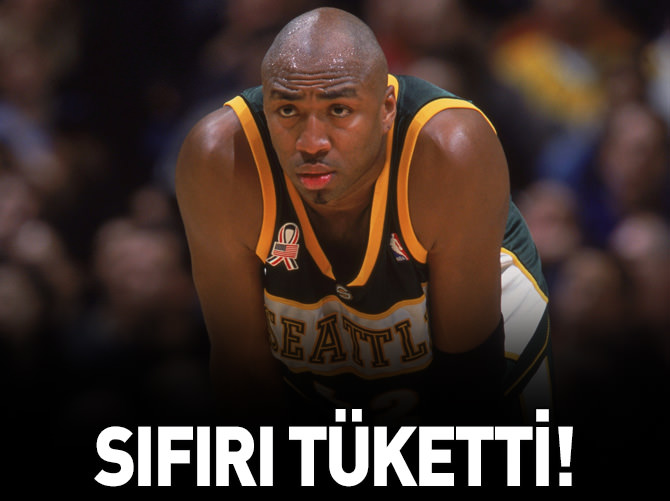 NBA yıldızı Vin Baker sıfırı tüketti!