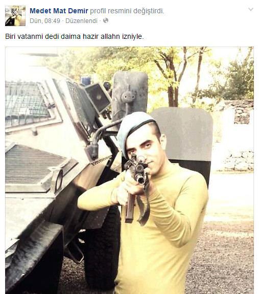 Şehit asker saldırıdan 18 saat önce bu mesajı paylaşmış