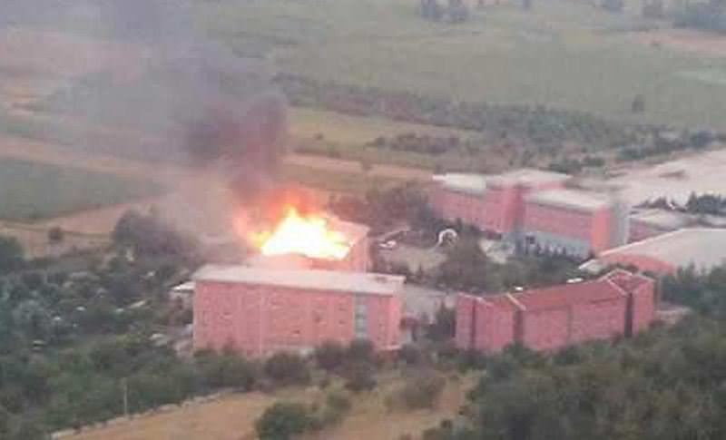 Bilecik Gölpazarı Açık Cezaevi'nde yangın - 1