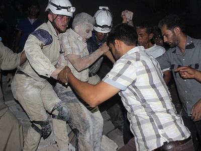Halep'e varil bombalı saldırı