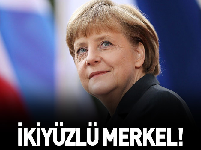 İkiyüzlü Angela Merkel!