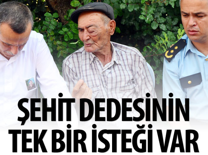 Şehit dedesinin son isteği...