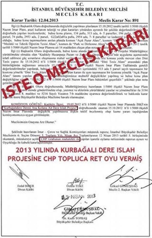 CHP'nin 'Kurbağalıdere' foyası ortaya çıktı - 1