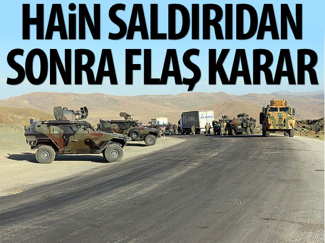 Ağrı ve Tendürek dağları güvenlik bölgesi ilan edildi