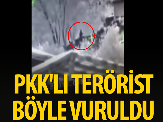 PKK'lı teröristler böyle vuruldu