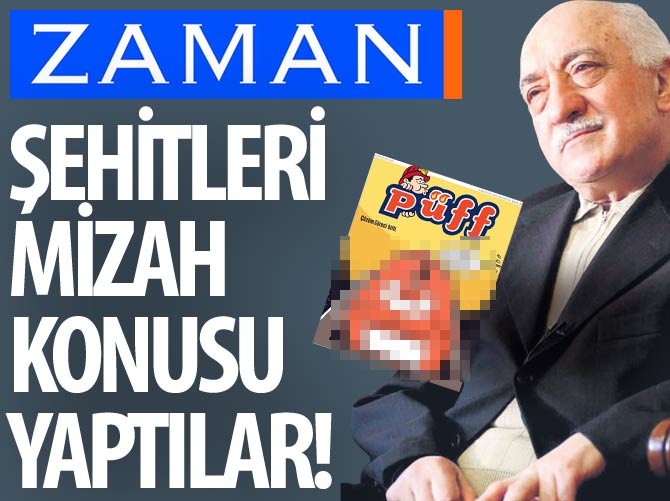 Zaman'dan şehitlerle dalga geçen karikatür