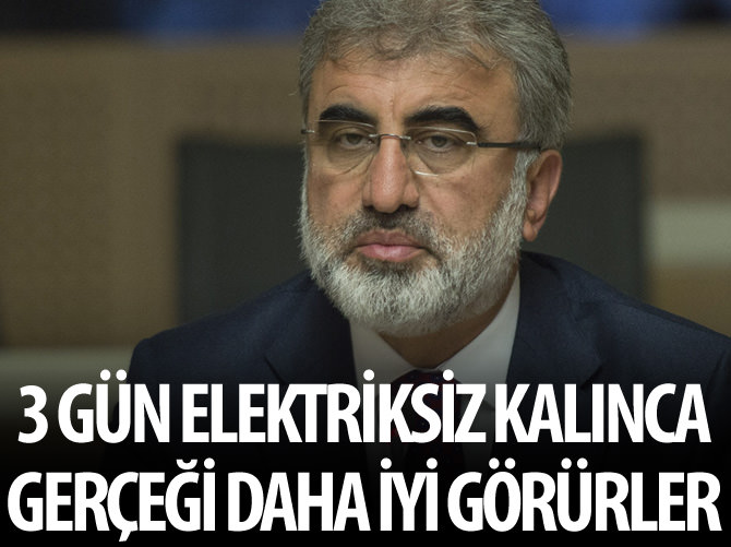Yıldız: 3 gün elektriksiz kalınca terörü daha doğru değerlendirirler