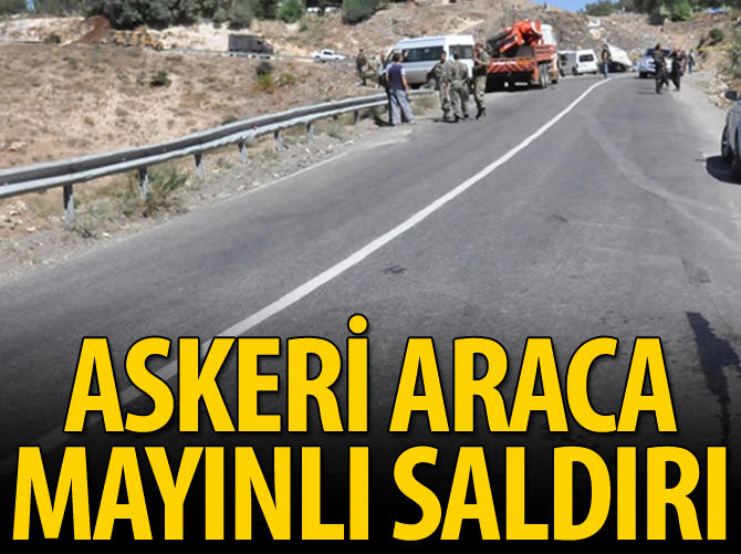 Bingöl'de askeri araca mayınlı saldırı