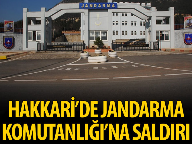 PKK'lılar Jandarma Komutanlığına ateş açtı