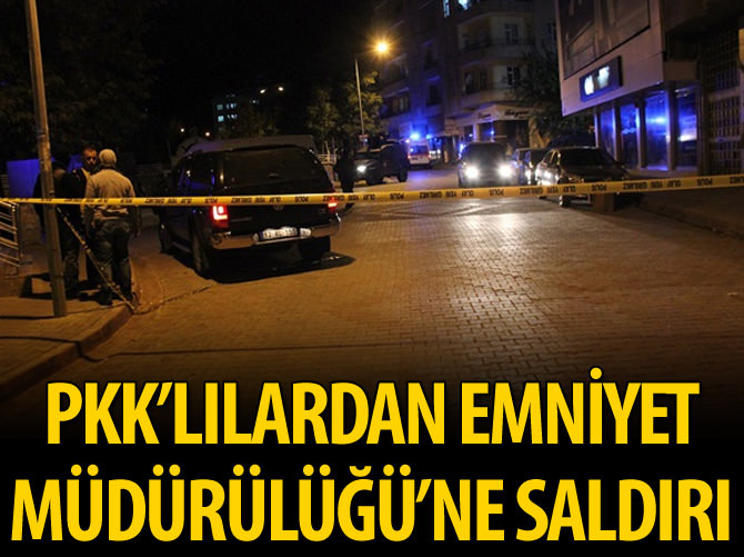 Diyarbakır'da Emniyet Müdürlüğü'ne roketli saldırı