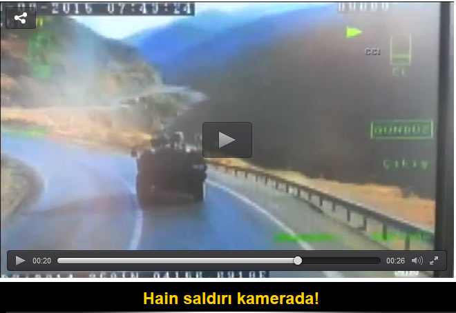 Hain saldırı kamerada!
