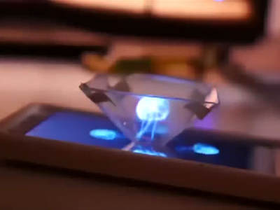Akıllı telefon ile hologram görüntü