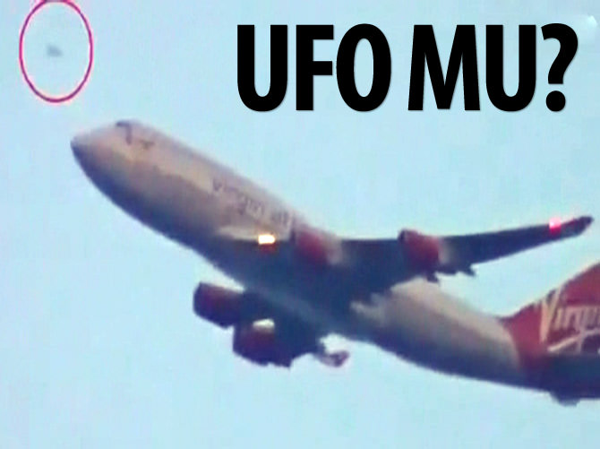UFO sanılan cisim dev yolcu uçağını böyle teğet geçti