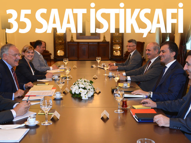 AK Parti-CHP 35 saat istikşafi görüşme yaptı