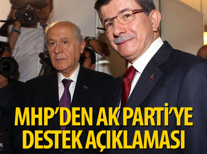 MHP‘den AK Parti‘ye destek