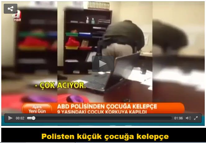 ABD’de 8 yaşındaki çocuğa kelepçe