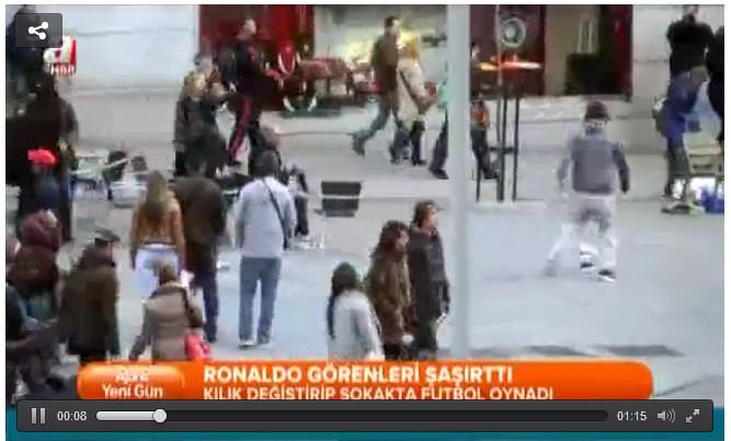 Ronaldo görenleri şaşırttı