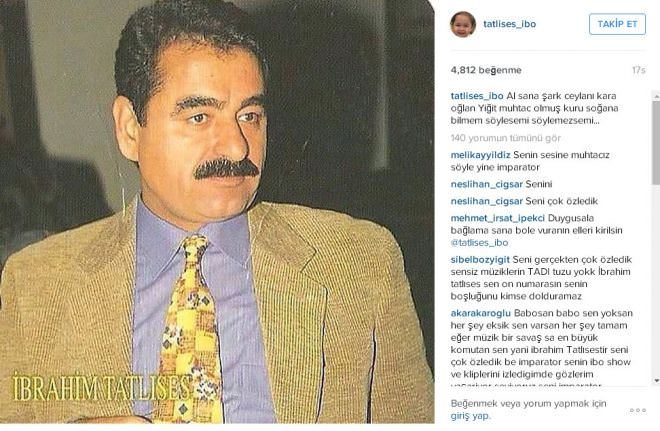 İbrahim Tatlıses'ten kafaları karıştıran paylaşım - 1