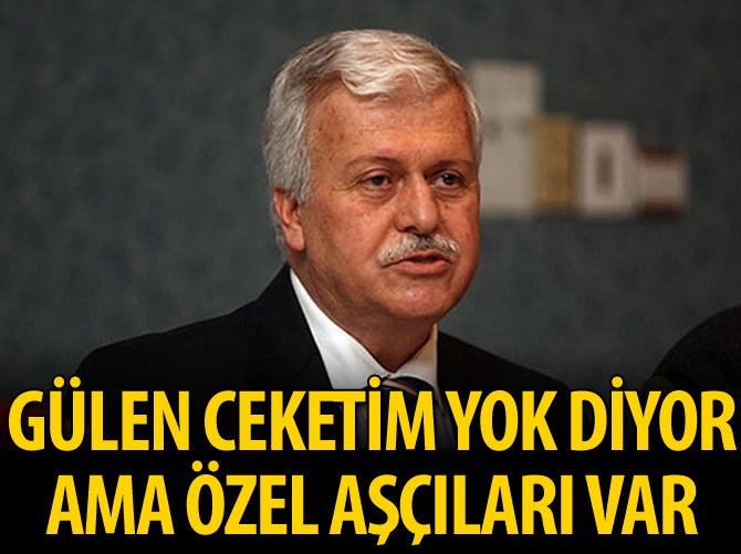 "Gülen ceketim bile yok diyor ama iki özel aşçısı var"
