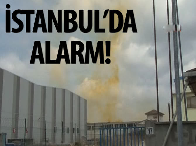 Tuzla'da fabrikada kimyasal madde sızıntısı