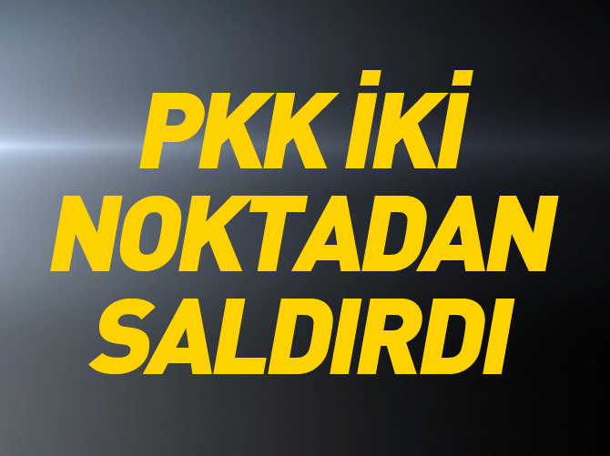 Havanla saldıran PKK'lılar havadan vuruldu