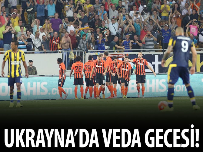 Fenerbahçe Şampiyonlar Ligi'ne veda etti!