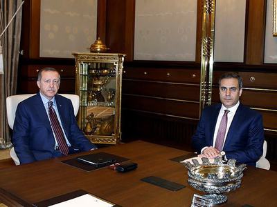 Cumhurbaşkanı Erdoğan, MİT Müsteşarı Fidan'ı kabul etti